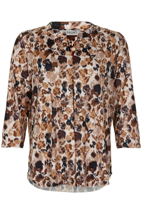 IN FRONT MARACOL BLUSE 14873 801 (Brown 801, S)