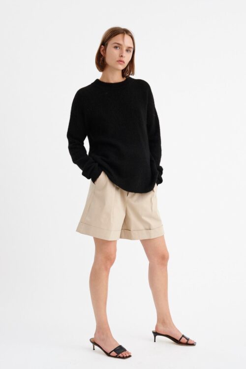 INWEAR PAPINAIW ONECK PULLOVER 30105140 10050 (Black, XL)
