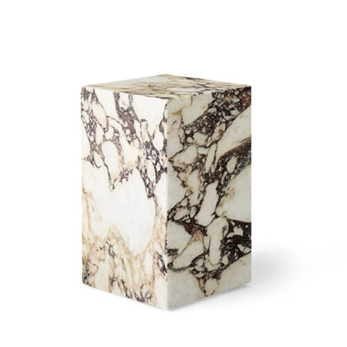 Menu Plinth Sidebord Tall Calacatta Viola Marble