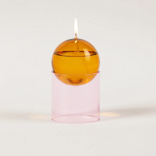 Studio About Standing Oil Bubble High Tube Amber