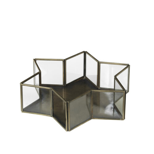Broste Copenhagen Deko Janni Fad Messing/Glas