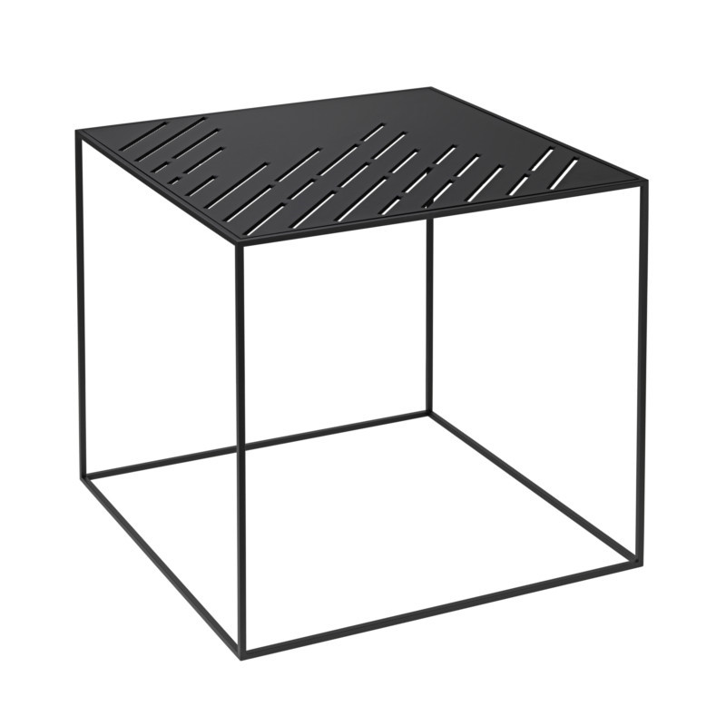 By Lassen Twin 42 Bord Sort Base Perforeret Sort