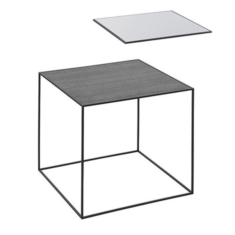 By Lassen Twin Bord 42 Cool Grey & Sort - Sort Base
