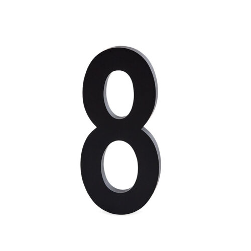 Design Letters Tal Aluminium 50mm sort (0)