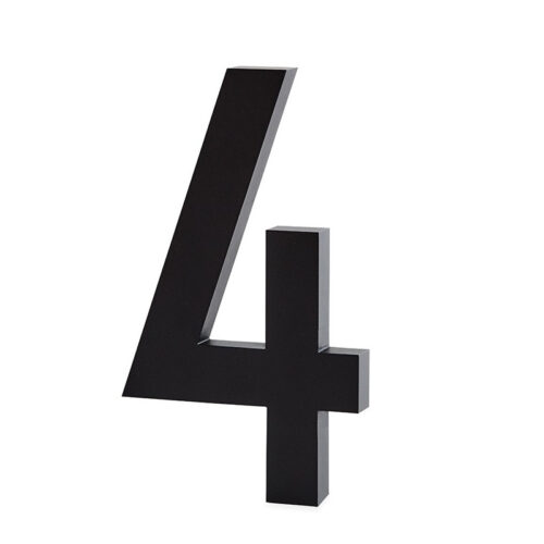 Design Letters Tal Aluminium 100mm sort (2)
