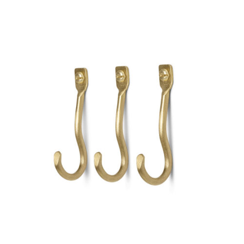 Ferm Living Curvature Knager Messing