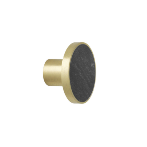 Ferm Living Hook Stone Black Marble Large