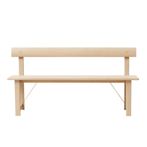 Form & Refine Position Bænk Hvid Eg