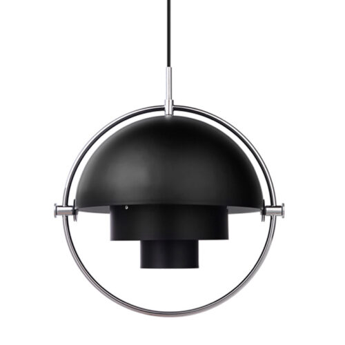 GUBI Multi-Lite Pendel Sort og Krom