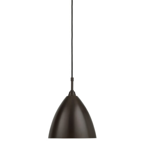 Gubi Bestlite BL9M Pendel Full Black Brass Ø21 cm.