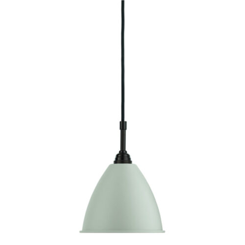 Gubi Bestlite BL9S Pendel Sort Messing / Klassisk Hvid Ø16 cm.