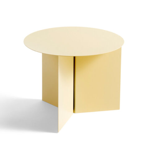 HAY Slit Sidebord Rund Light Yellow