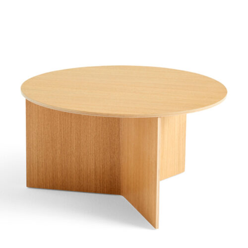 HAY Slit Table Wood Round Oak XL