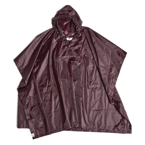 HAY Mono Rain Poncho Burgundy