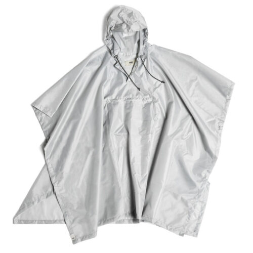 HAY Mono Rain Poncho Light Grey