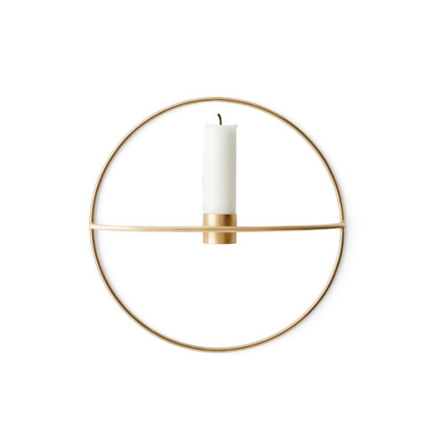 Menu POV Circle Lysestage, Small Messing