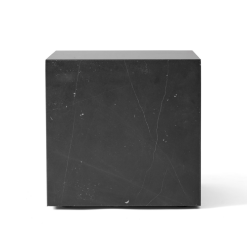 Menu Plinth Sidebord Cubic Sort Marmor