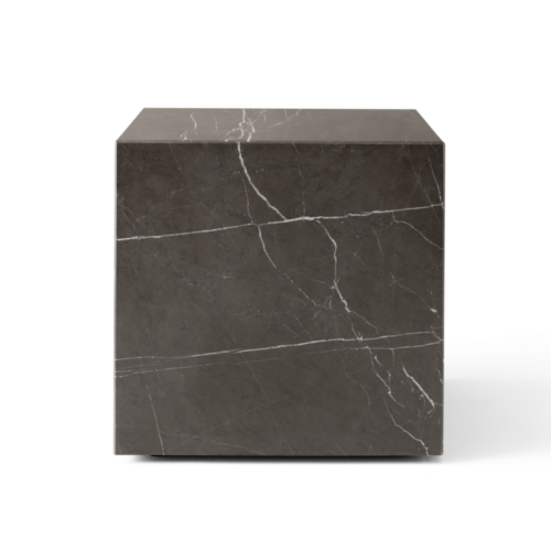 Menu Plinth Sidebord Cubic Brun Marmor