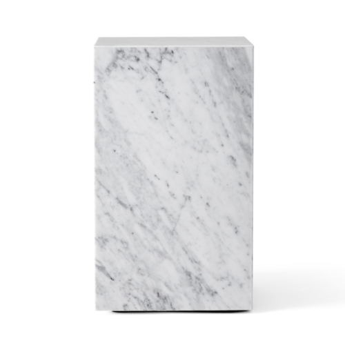 Menu Plinth Sidebord Tall Hvid Marmor