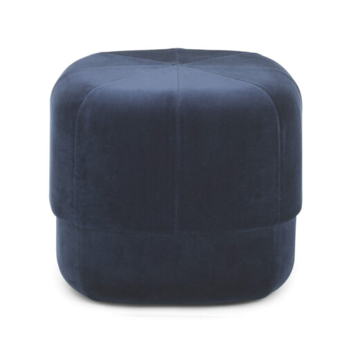 Normann Copenhagen Circus Puf Small Velour Mørkeblå