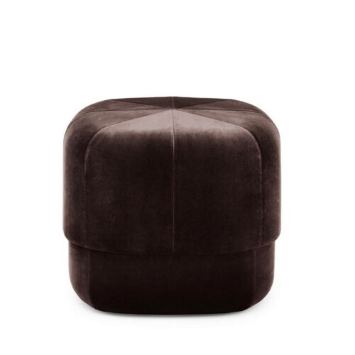 Normann Copenhagen Circus Puf Small Velour coffee