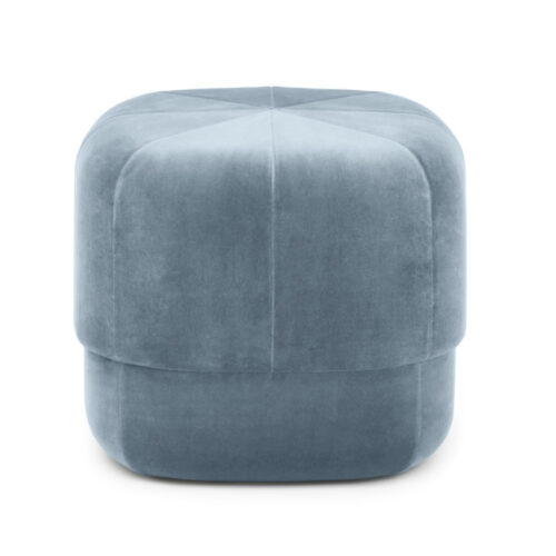 Normann Copenhagen Circus Puf Small Velour Lyseblå