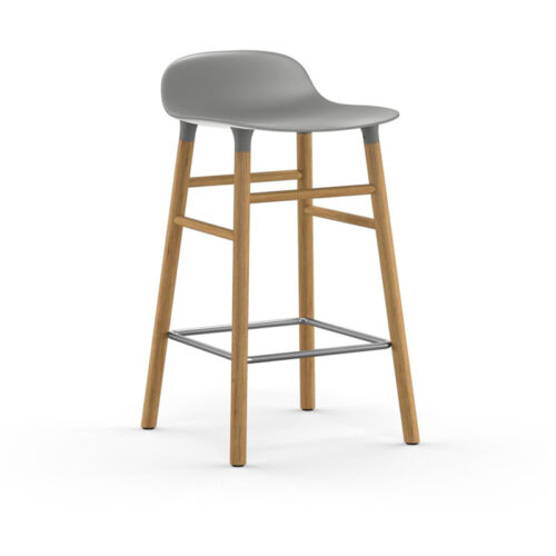 Normann Copenhagen Form Barstol Eg Højde 65 (Grå)