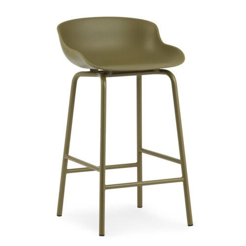 Normann Copenhagen Hyg Barstol 65 Cm Aluminium (Olivengrøn)