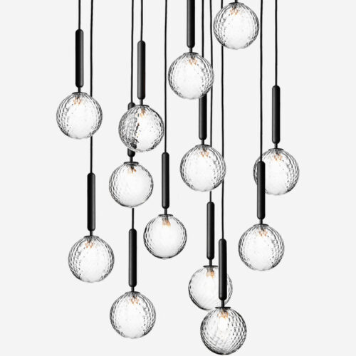 Nuura Miira 13 Lampe Rock Grey/Optic Clear