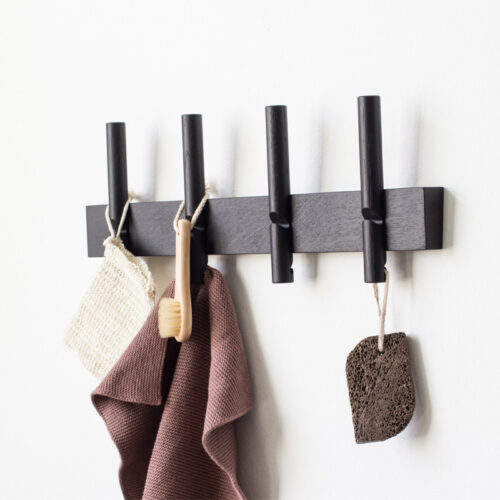 Roon & Rahn Knagerække reces 48 cm Black