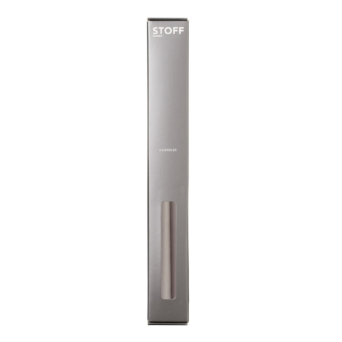 STOFF Nagel Kertelys Warm Grey H 29 cm