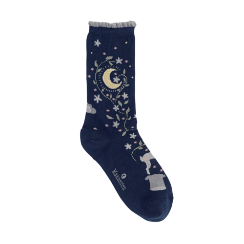 Maanesten Bunny Moon Sock Marine