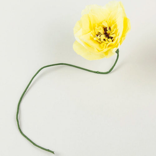 Studio About Paper Flower Dahlia Yellow