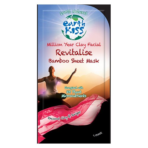 Ansigtsmaske Million Year Purifying Bamboo Facial Bamboo Sheet Mask Earth Kiss