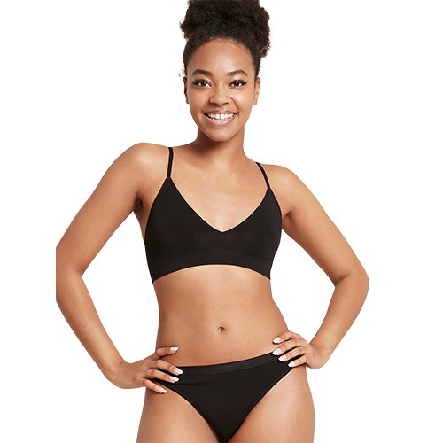 BH Triangle Bralette sort str. M LyoLyte