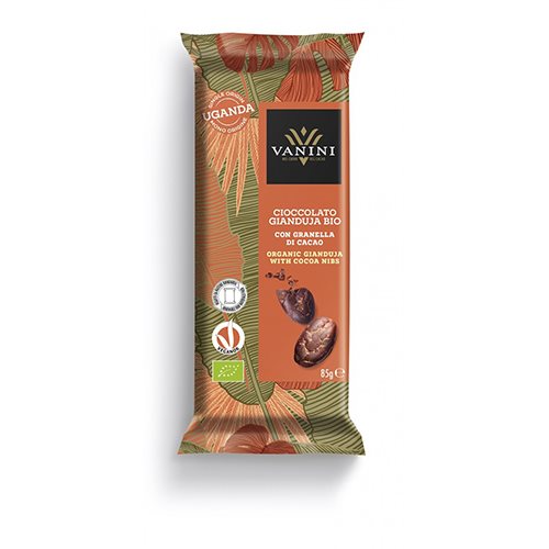 Chokolade Gianduja m. kakaonibs Ø