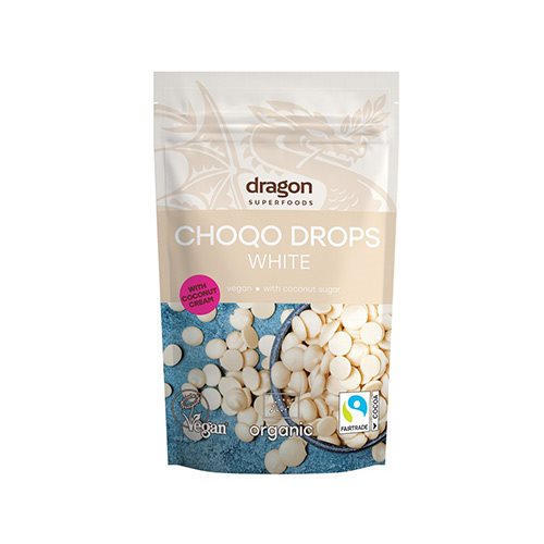 Chokoladeknapper hvid vegan m. kokoscreme Ø