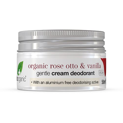 Deodorant cream Rose Otto & Vanilla Dr Organic