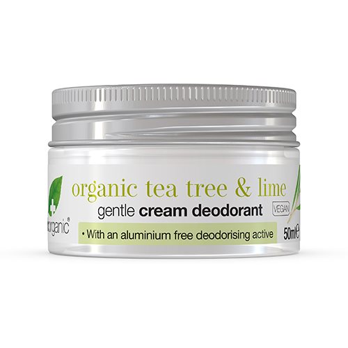 Deodorant cream Tea Tree & Lime  Dr Organic