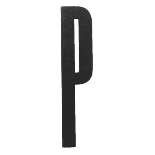 Design Letters Bogstaver I Træ Sort (Sort, X)