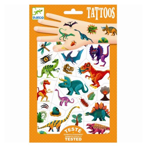 Djeco Tattoos, Dinosaurs