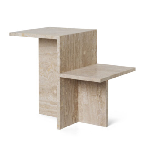 Ferm Living Distinct Side Table Travertine