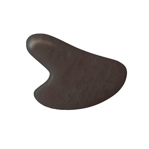 Gua Sha Heart Black Obsidian
