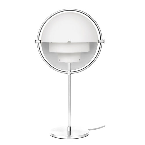 GUBI Multi-Lite Bordlampe Hvid/Krom
