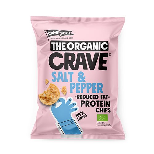 High Protein Lentil Chips Ø Salt & Pepper