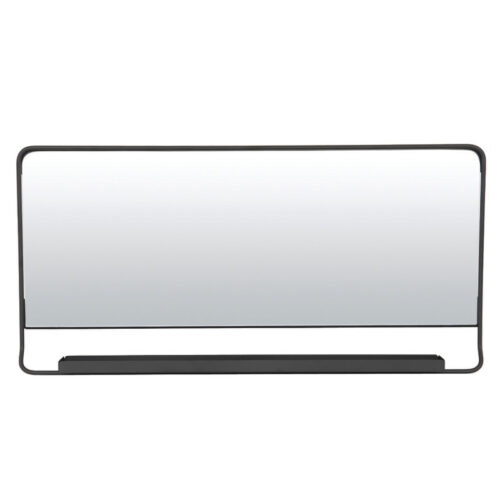 House Doctor Mirror Chic m. Hylde Sort Horisontal