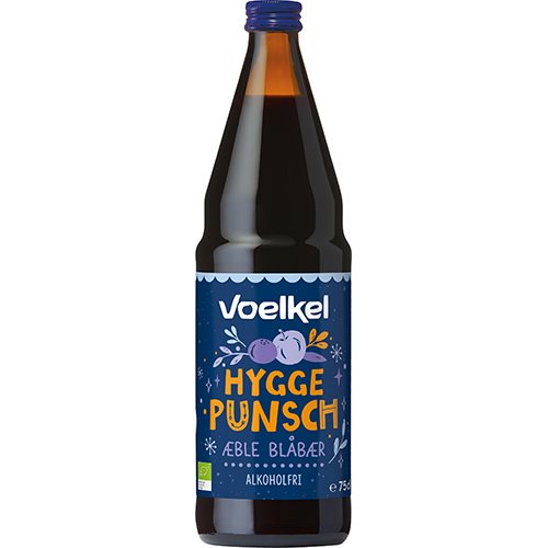 Hygge Punsch æble blåbær, alkoholfri Ø Demeter