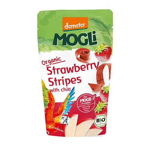 Jordbær Chia frugtsnack Ø Demeter