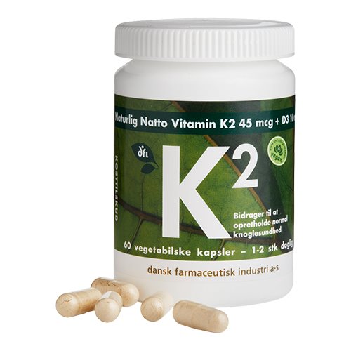 K2 vitamin 45 mcg + 10 mcg D3