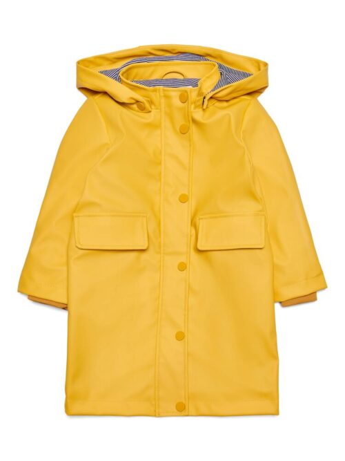 KIDS ONLY Stationa hooded regnfrakke - yolk yellow - 104